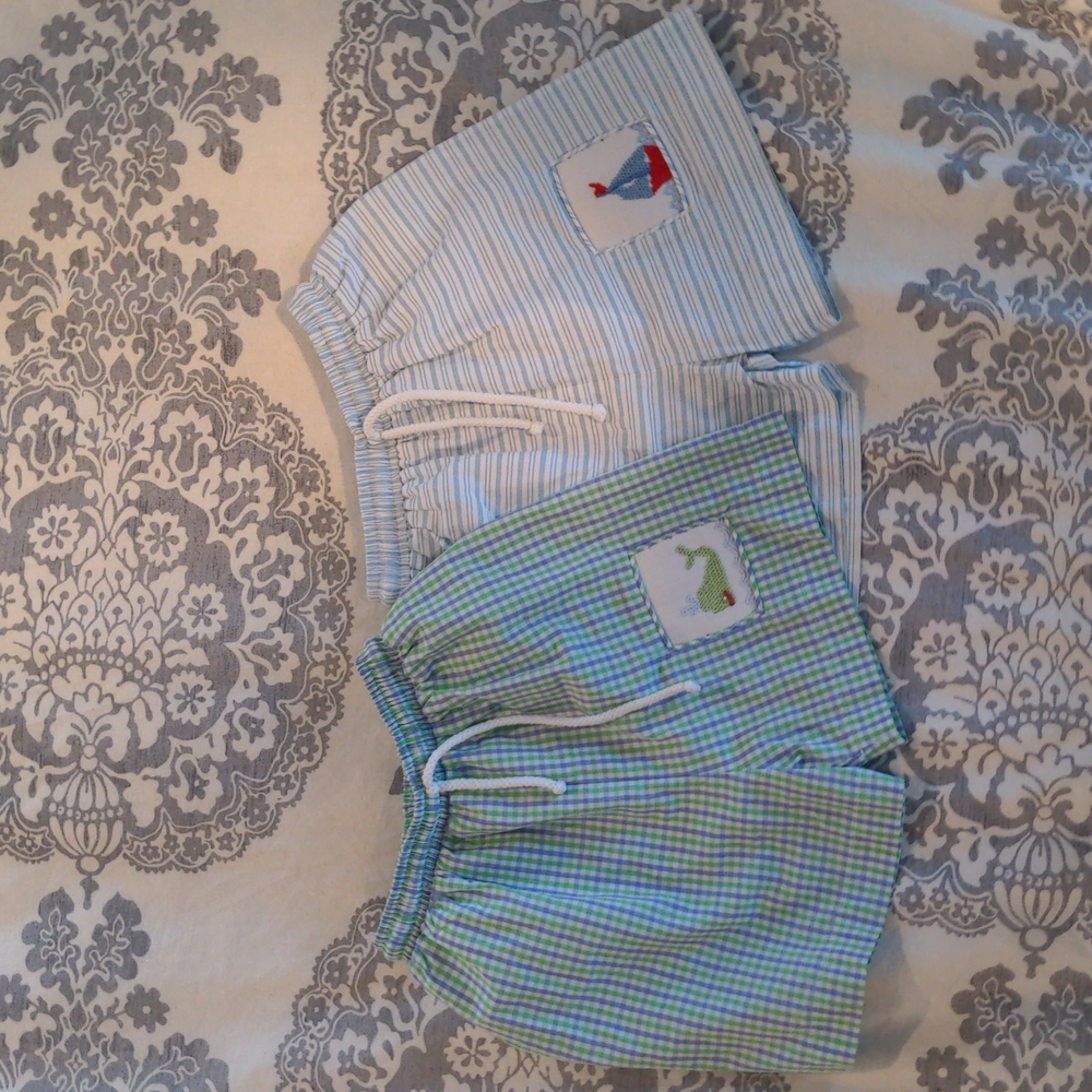 Shrimp & Grits Kids Boys Swim Trunks